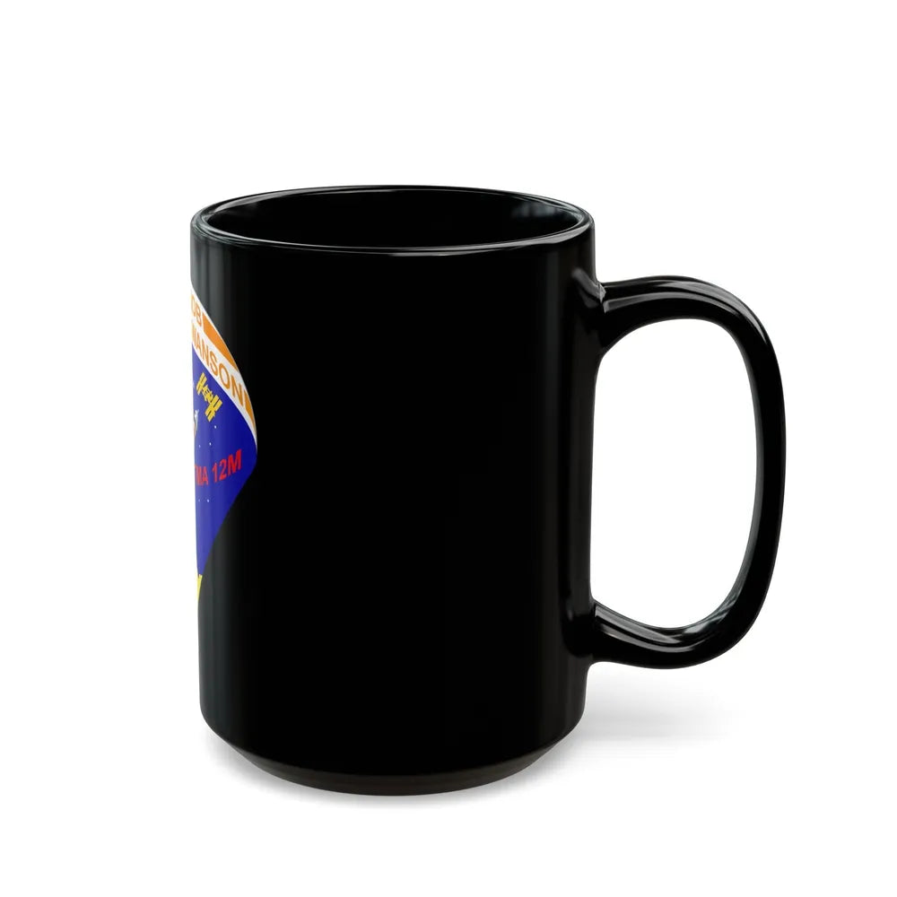 Soyuz TMA-12M (Soyuz Programme) Black Coffee Mug-Go Mug Yourself