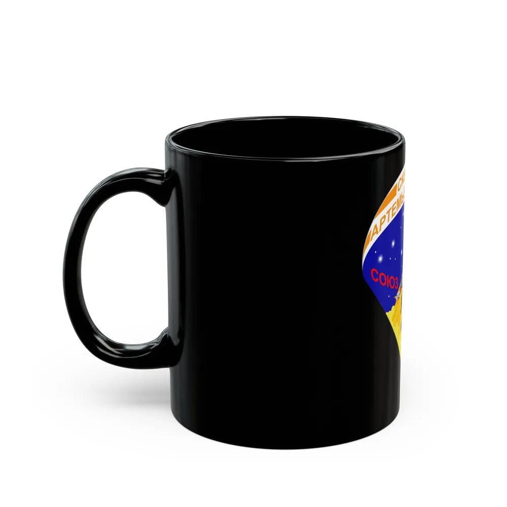 Soyuz TMA-12M (Soyuz Programme) Black Coffee Mug-Go Mug Yourself