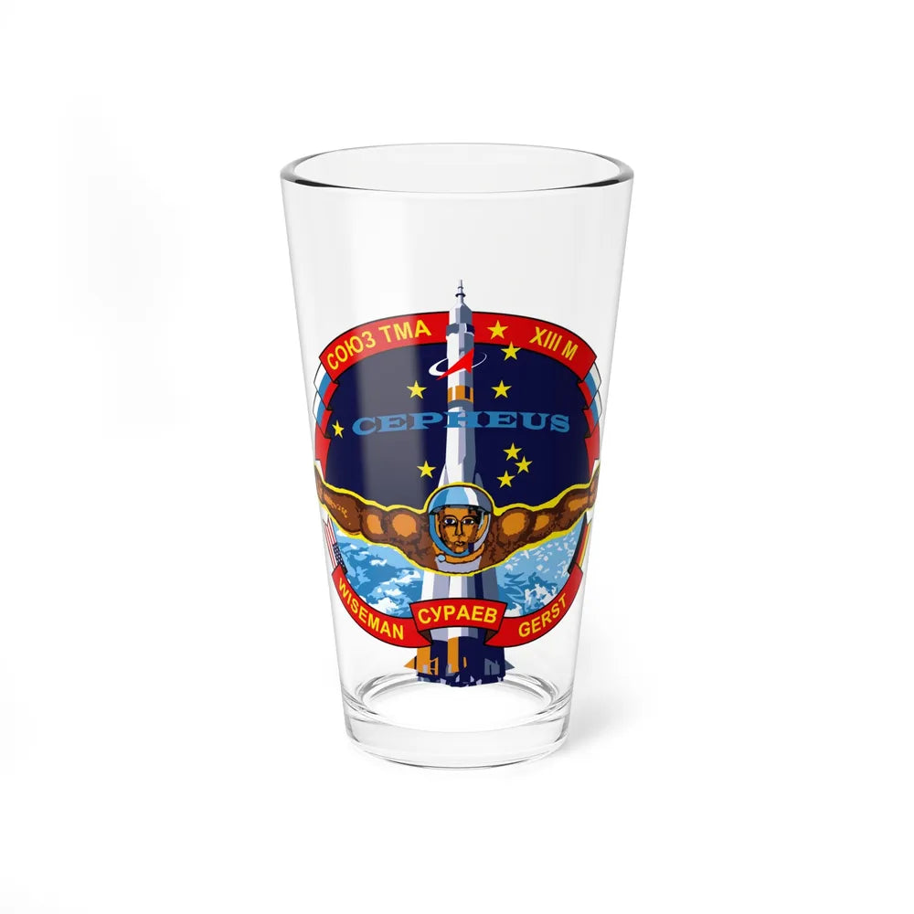 Soyuz TMA-13M (Soyuz Space Programme) Pint Glass 16oz 16oz - Go Mug Yourself