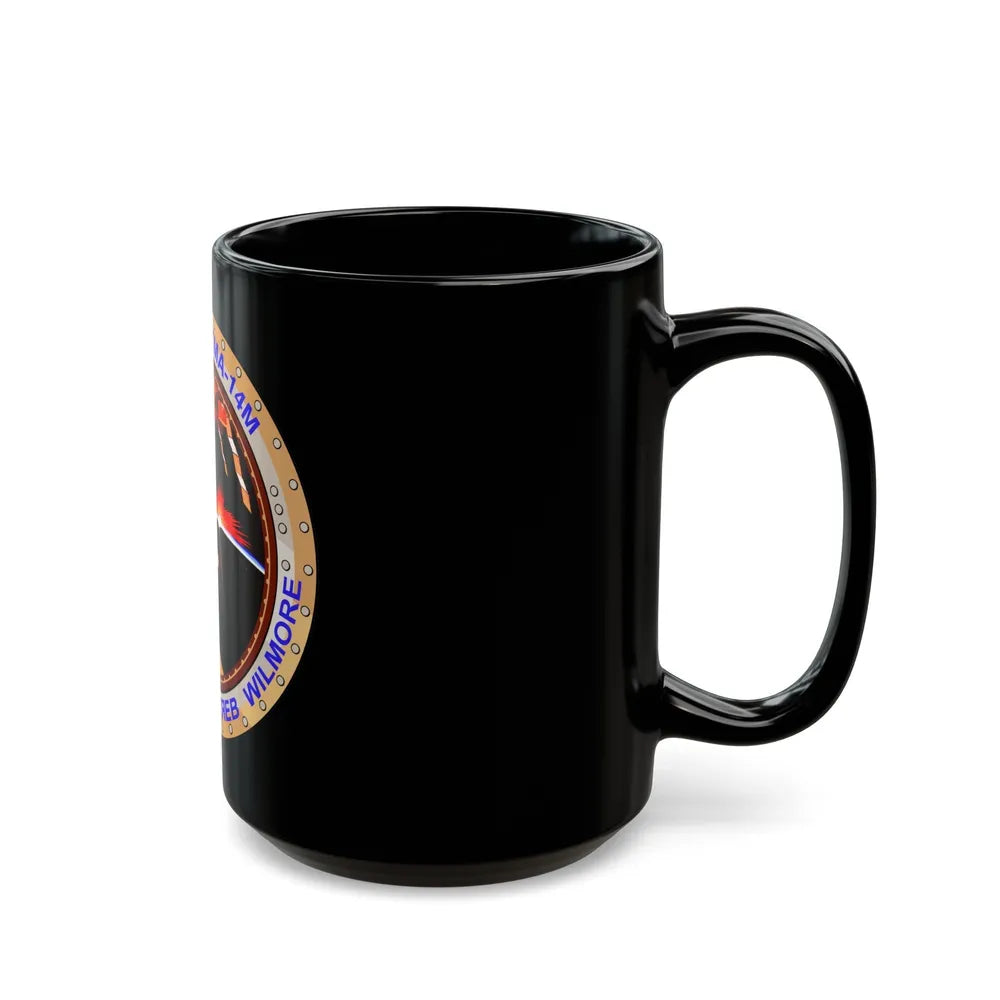 Soyuz TMA-14M (Soyuz Programme) Black Coffee Mug-Go Mug Yourself