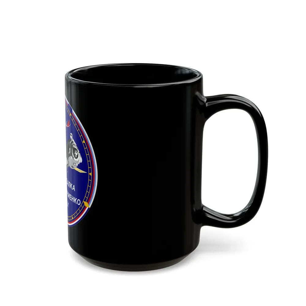Soyuz TMA-16M (Soyuz Programme) Black Coffee Mug-Go Mug Yourself