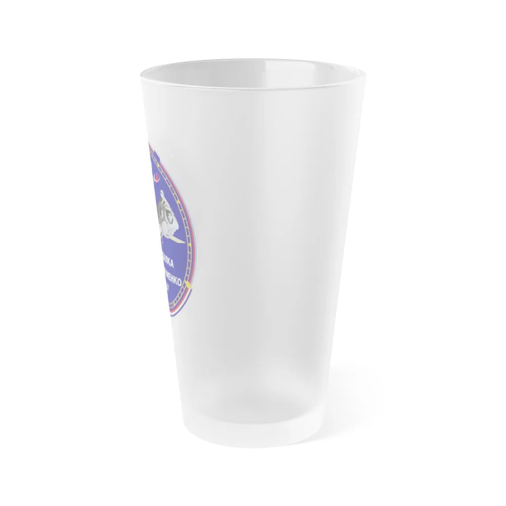 Soyuz TMA-16M (Soyuz Space Programme) Frosted Pint Glass 16oz-Go Mug Yourself