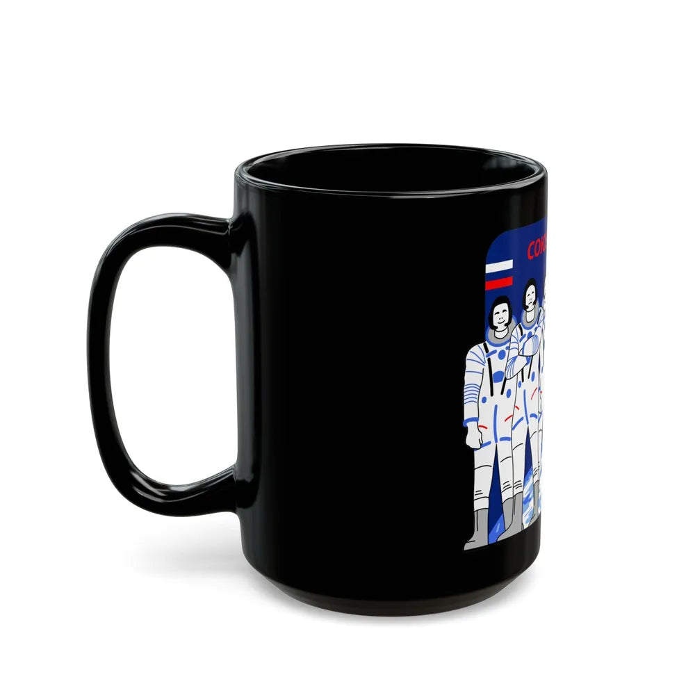 Soyuz TMA-18 (Soyuz Programme) Black Coffee Mug-Go Mug Yourself