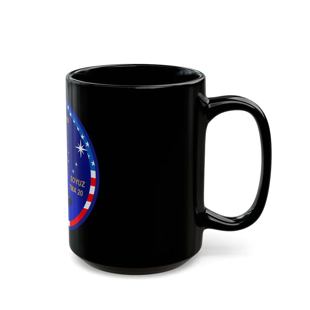 Soyuz TMA-20 (Soyuz Programme) Black Coffee Mug-Go Mug Yourself
