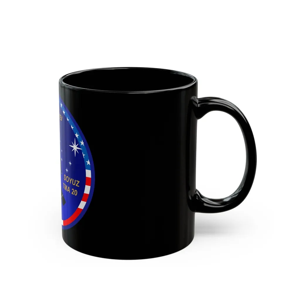 Soyuz TMA-20 (Soyuz Programme) Black Coffee Mug-Go Mug Yourself