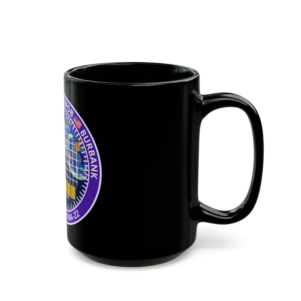 Soyuz TMA-22 (Soyuz Programme) Black Coffee Mug-Go Mug Yourself