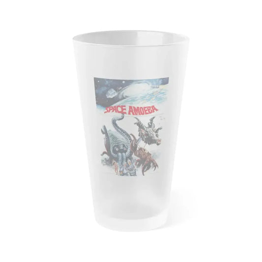 SPACE AMOEBA (YOG MONSTER FROM SPACE) 1970 Movie Poster - Frosted Pint Glass 16oz 16oz Frosted - Go Mug Yourself