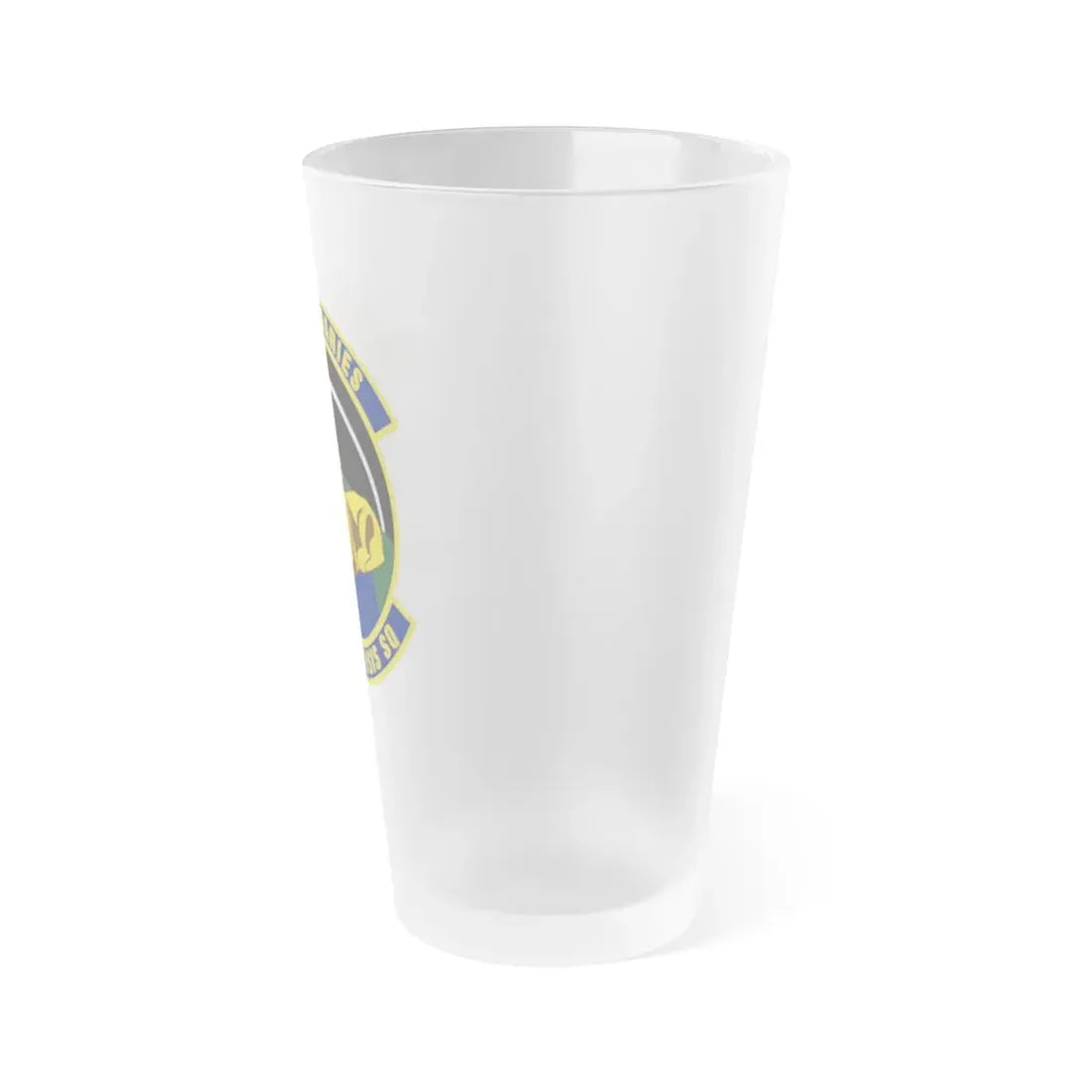Space Analysis Squadron (U.S. Air Force) Frosted Pint Glass 16oz - Go Mug Yourself