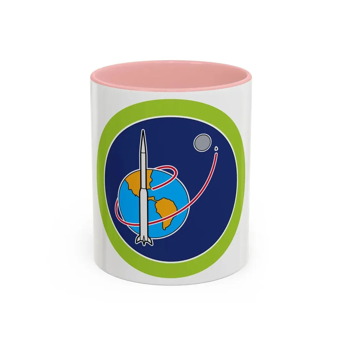 Space Exploration (Boy Scout Merit Badge) Accent Coffee Mug 11oz Pink - Go Mug Yourself