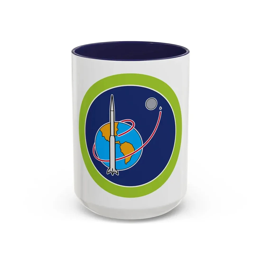 Space Exploration (Boy Scout Merit Badge) Accent Coffee Mug 15oz Navy - Go Mug Yourself