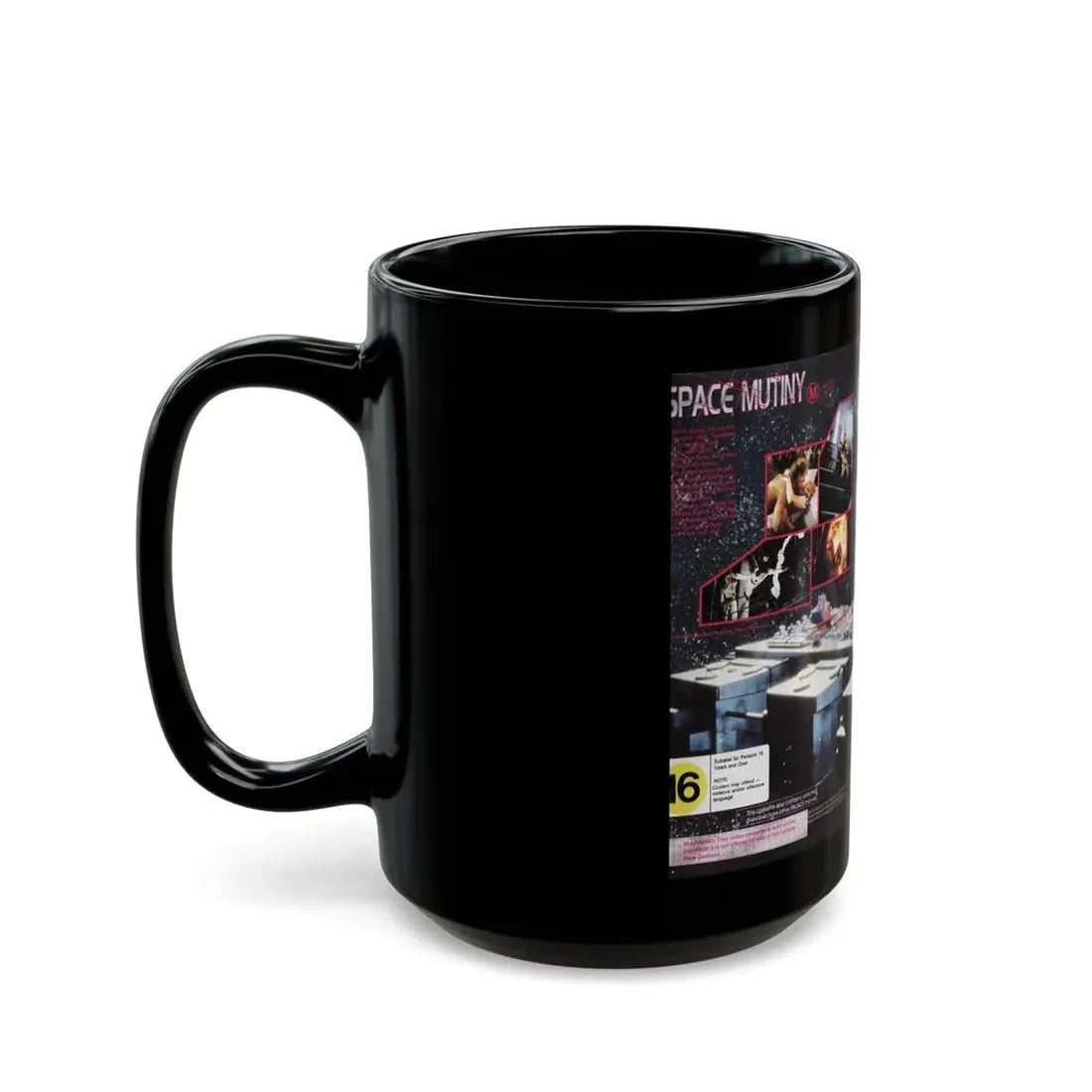 SPACE MUTINY REB BROWN (VHS COVER) - Black Coffee Mug - Go Mug Yourself