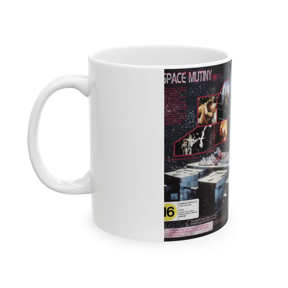 SPACE MUTINY REB BROWN (VHS COVER) - White Coffee Mug-Go Mug Yourself
