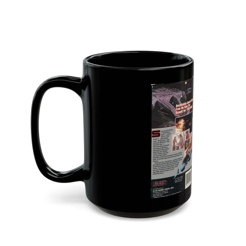 SPACE MUTINY (VHS COVER) - Black Coffee Mug-Go Mug Yourself