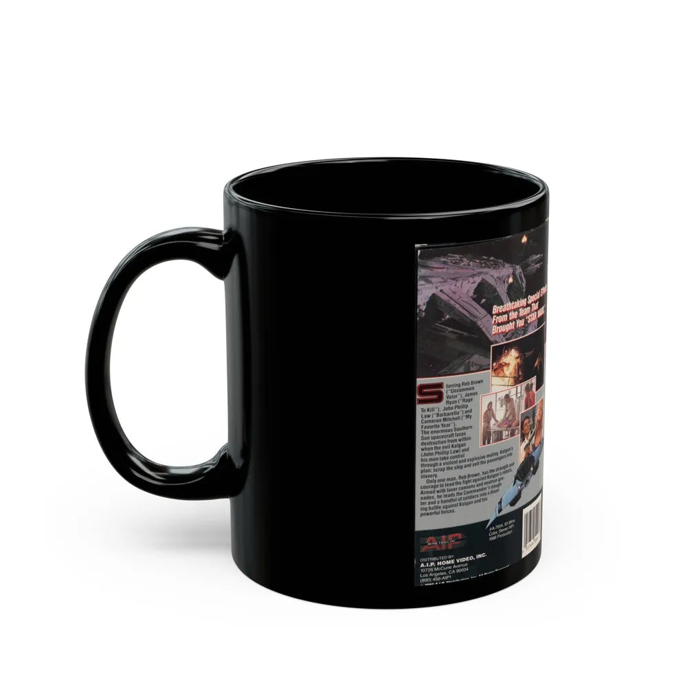 SPACE MUTINY (VHS COVER) - Black Coffee Mug-Go Mug Yourself