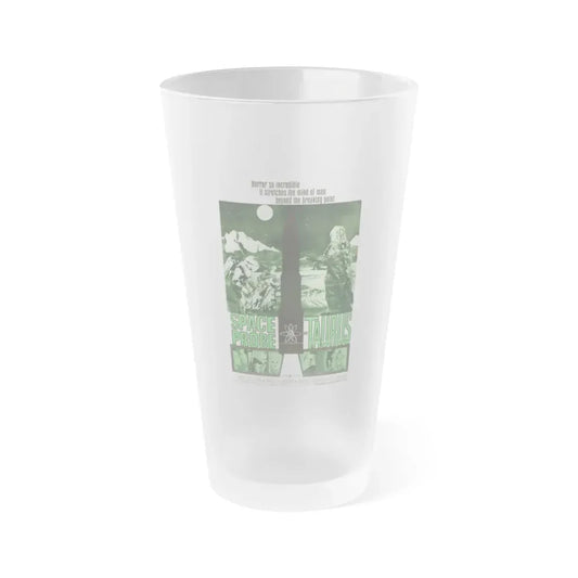 SPACE PROBE TAURUS 1965 Movie Poster - Frosted Pint Glass 16oz 16oz Frosted - Go Mug Yourself