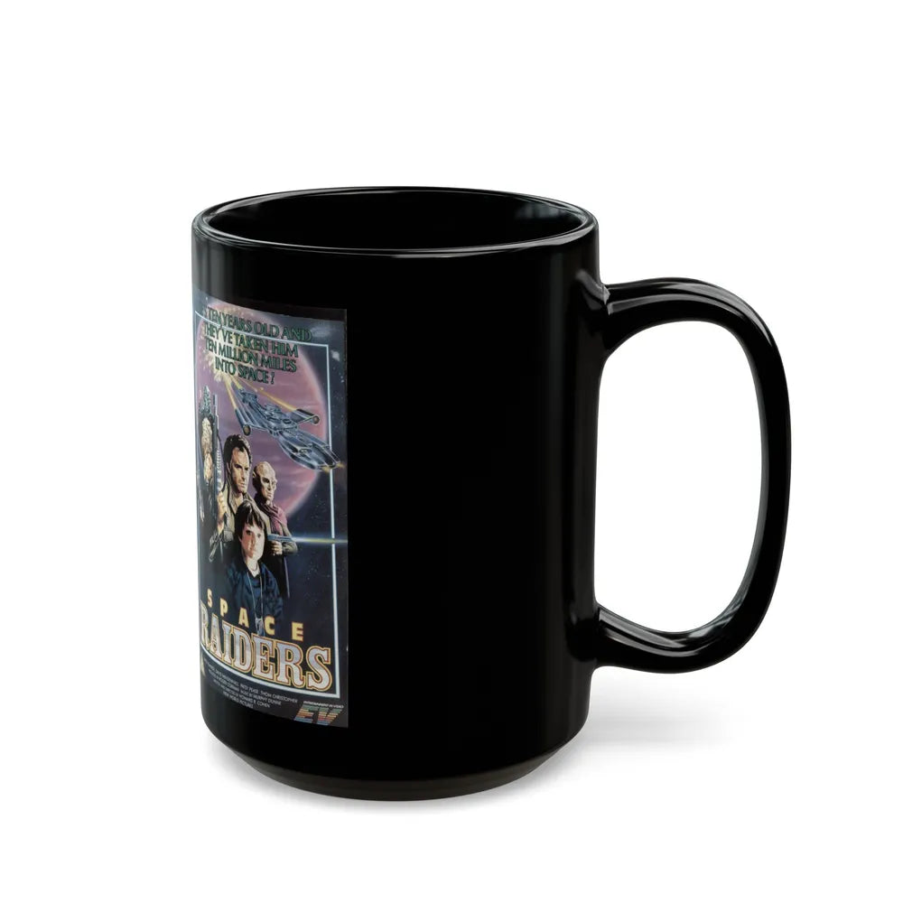 SPACE RAIDERS (VHS COVER) - Black Coffee Mug-Go Mug Yourself