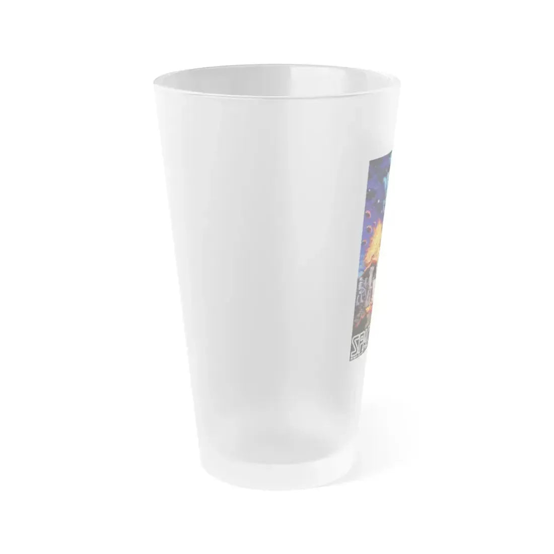 SPACE WARS (FLESH GORDON JAPANESE) 1974 Movie Poster - Frosted Pint Glass 16oz - Go Mug Yourself