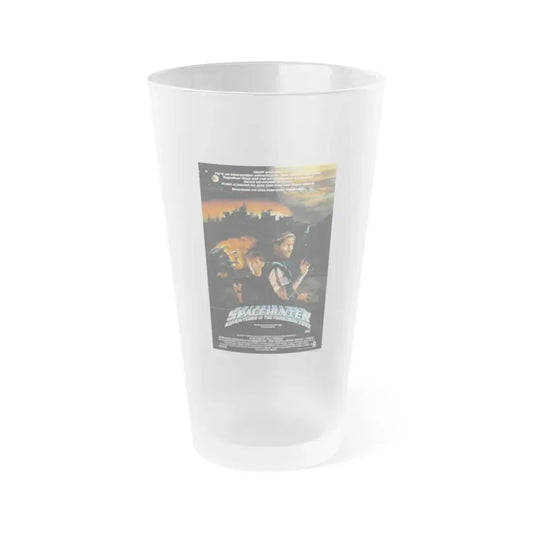 SPACEHUNTER - ADVENTURES IN THE FORBIDDEN ZONE 1983 Movie Poster - Frosted Pint Glass 16oz 16oz Frosted - Go Mug Yourself