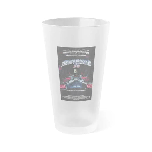 SPACEHUNTER - ADVENTURES IN THE FORBIDDEN ZONE (2) 1983 Movie Poster - Frosted Pint Glass 16oz 16oz Frosted - Go Mug Yourself