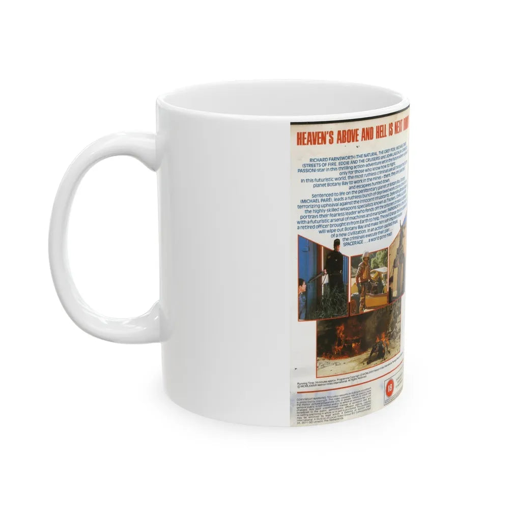 SPACERAGE (VHS COVER) - White Coffee Mug-Go Mug Yourself