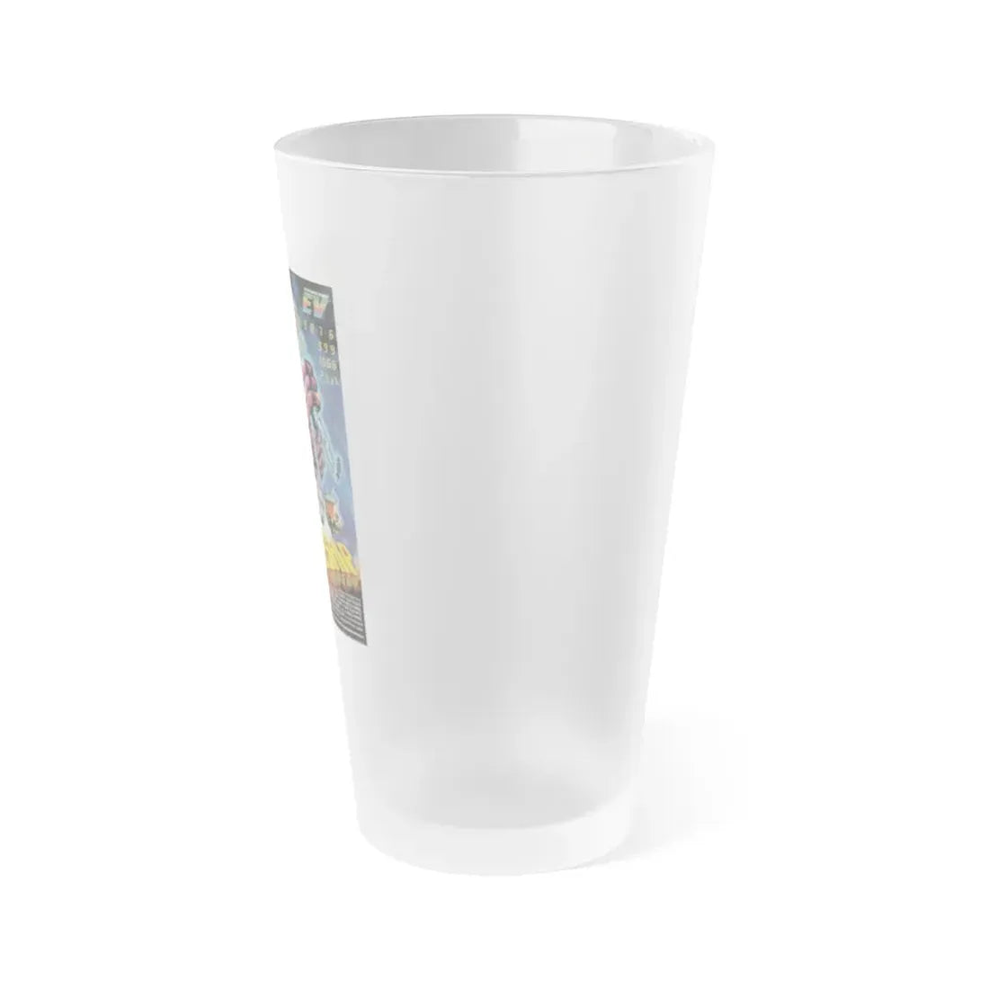 SPACESHIP (THE CREATURE WASN'T NICE) 1983 Movie Poster - Frosted Pint Glass 16oz - Go Mug Yourself
