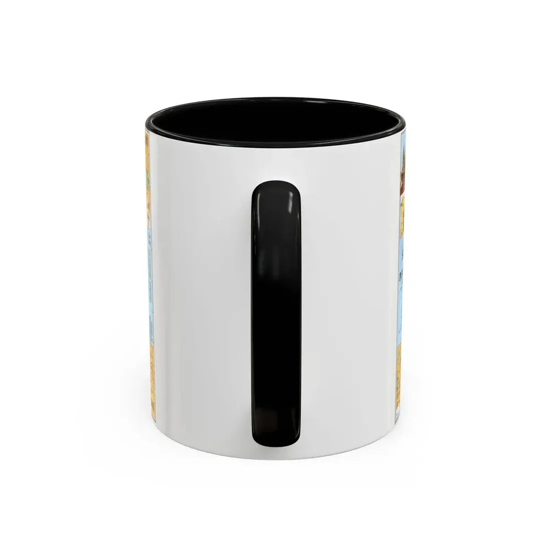 Spain and Portugal - A Traveller's Map 1 (1984) (Map) Accent Coffee Mug - Go Mug Yourself
