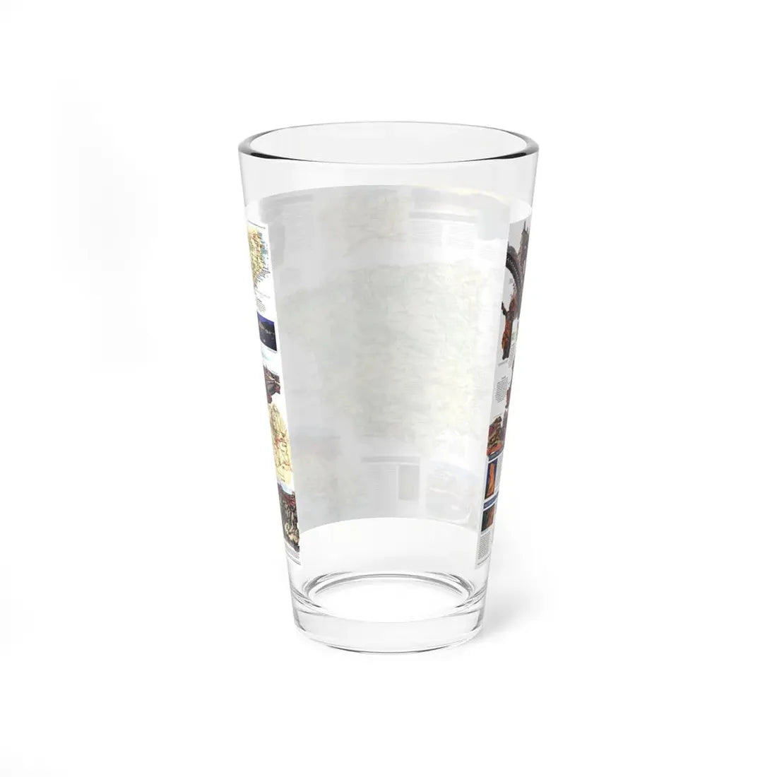 Spain and Portugal - A Traveller's Map (1998) (Map) Pint Glass 16oz - Go Mug Yourself