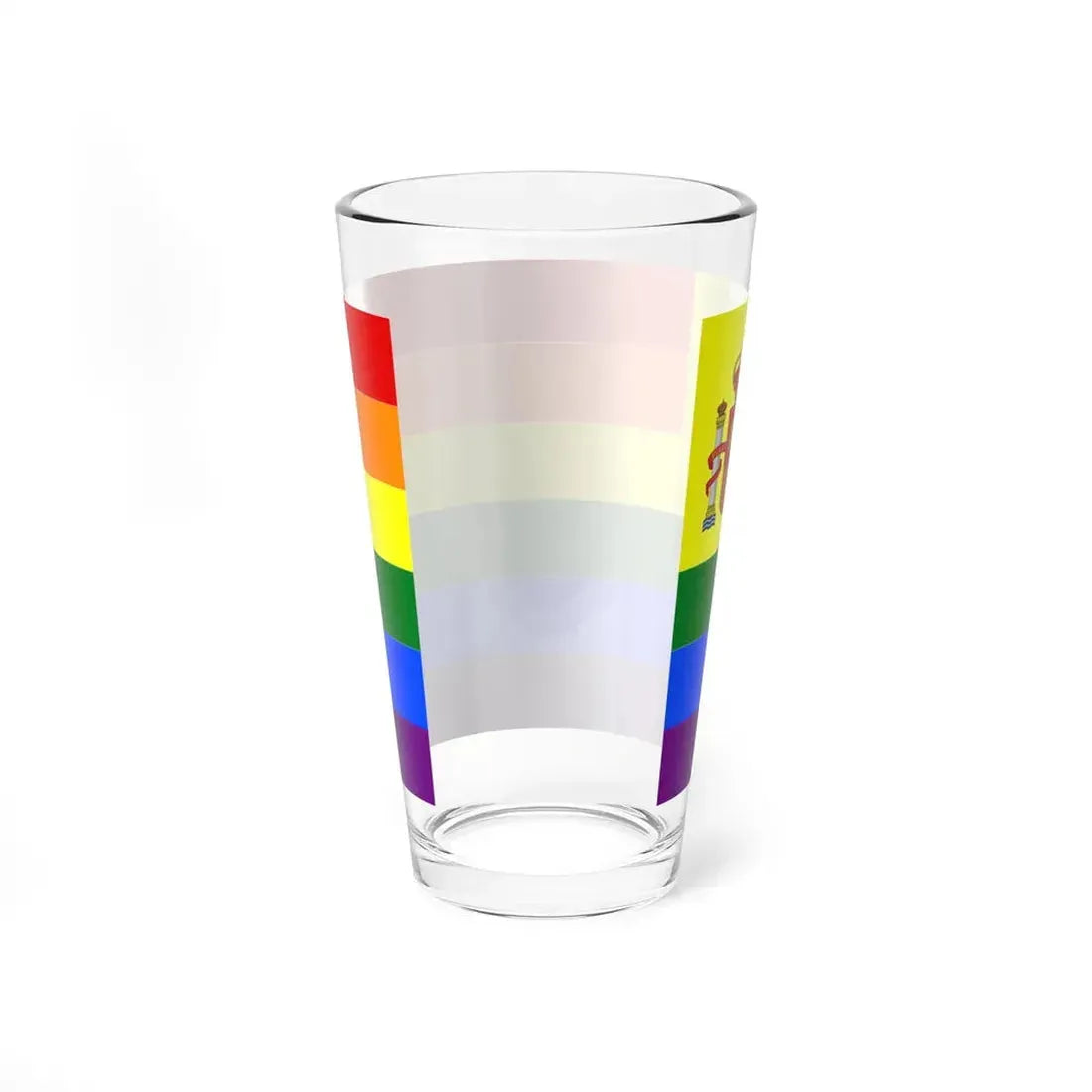Spain Gay flag (Spain) Pint Glass 16oz - Go Mug Yourself