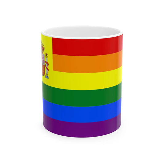 Spain Gay flag (Spain) White Coffee Mug 11oz - Go Mug Yourself