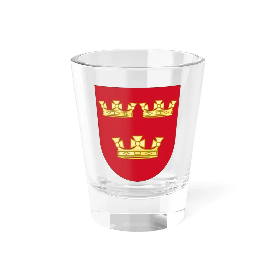 Spanish Army Military Heraldry Course and Graduates Emblem (Spain) (Coat of Arms) Shot Glass 1.5oz - Go Mug Yourself