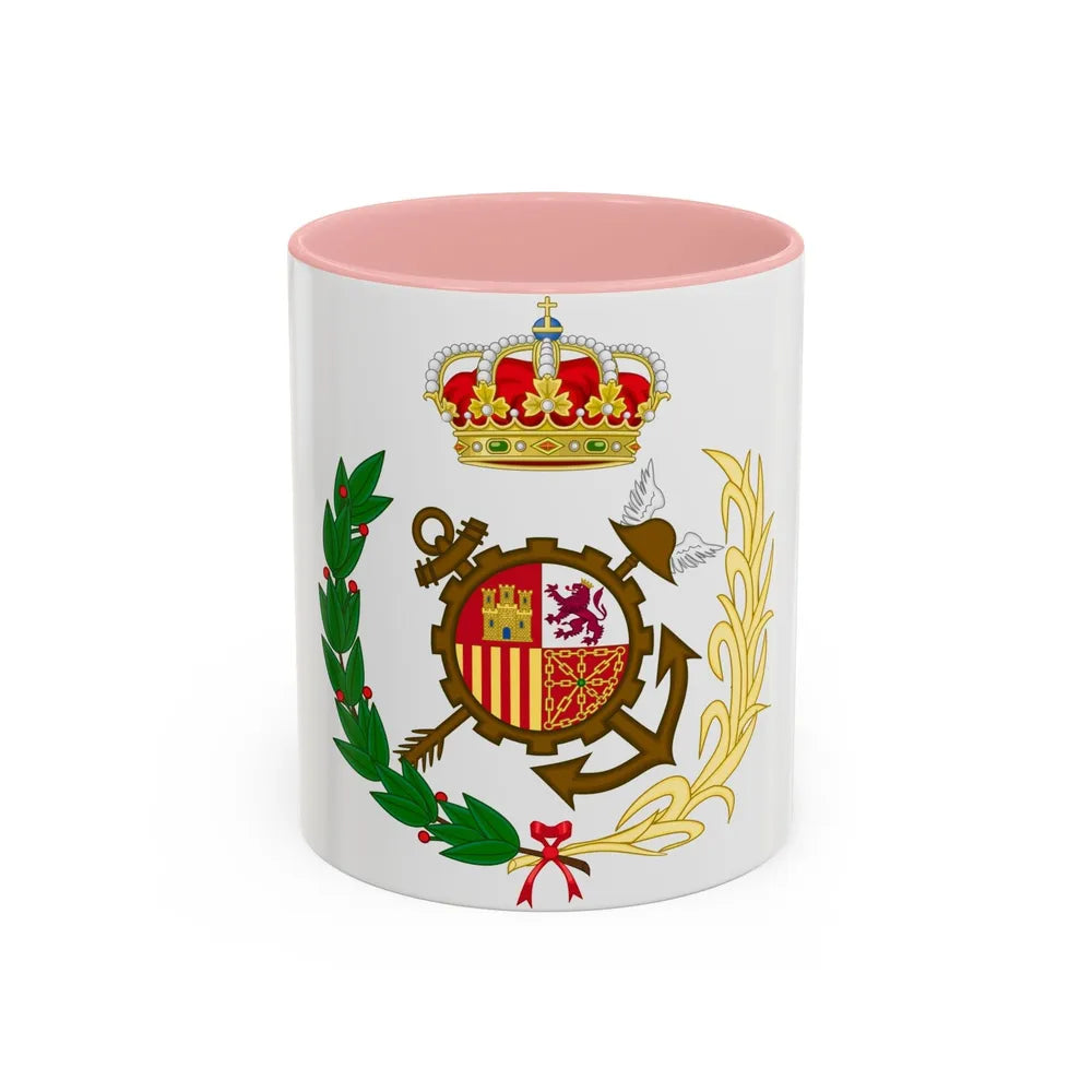 Spanish Customs Surveillance Service - Accent Coffee Mug-11oz-Pink-Go Mug Yourself