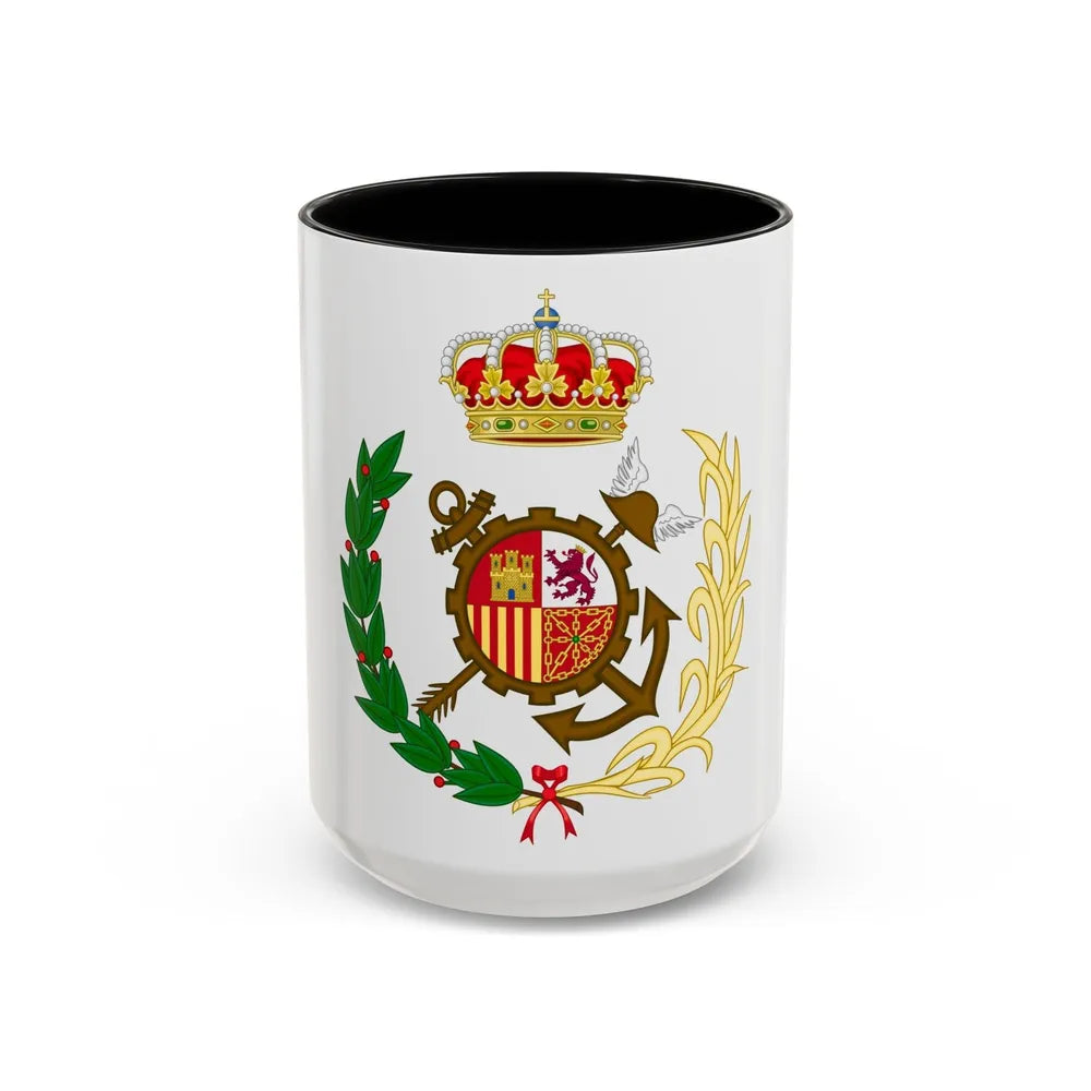 Spanish Customs Surveillance Service - Accent Coffee Mug-15oz-Black-Go Mug Yourself