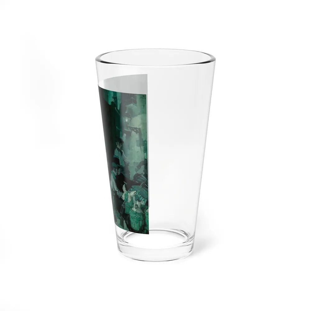 Spanish Tavern Scene (Magazine Illustration) Pint Glass 16oz - Go Mug Yourself