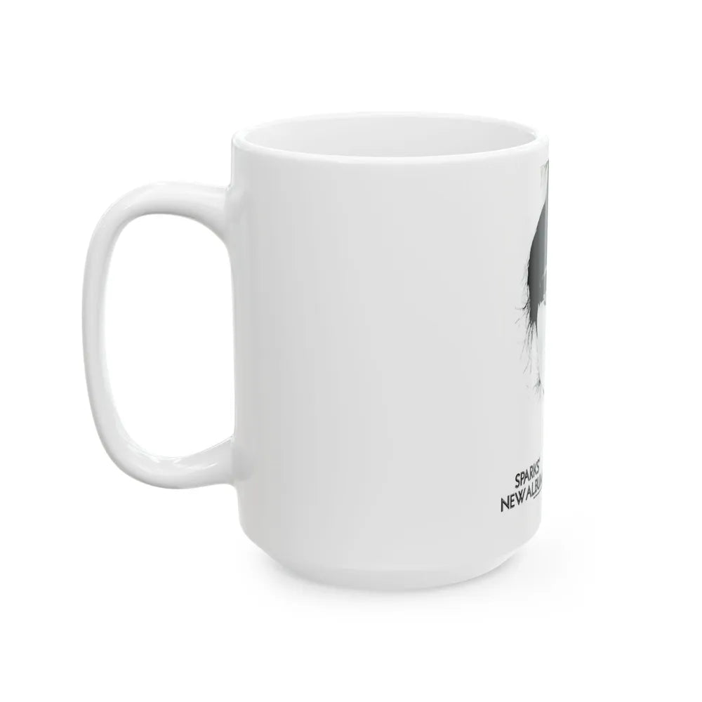 Sparks 1974 (Music Poster) White Coffee Mug-Go Mug Yourself
