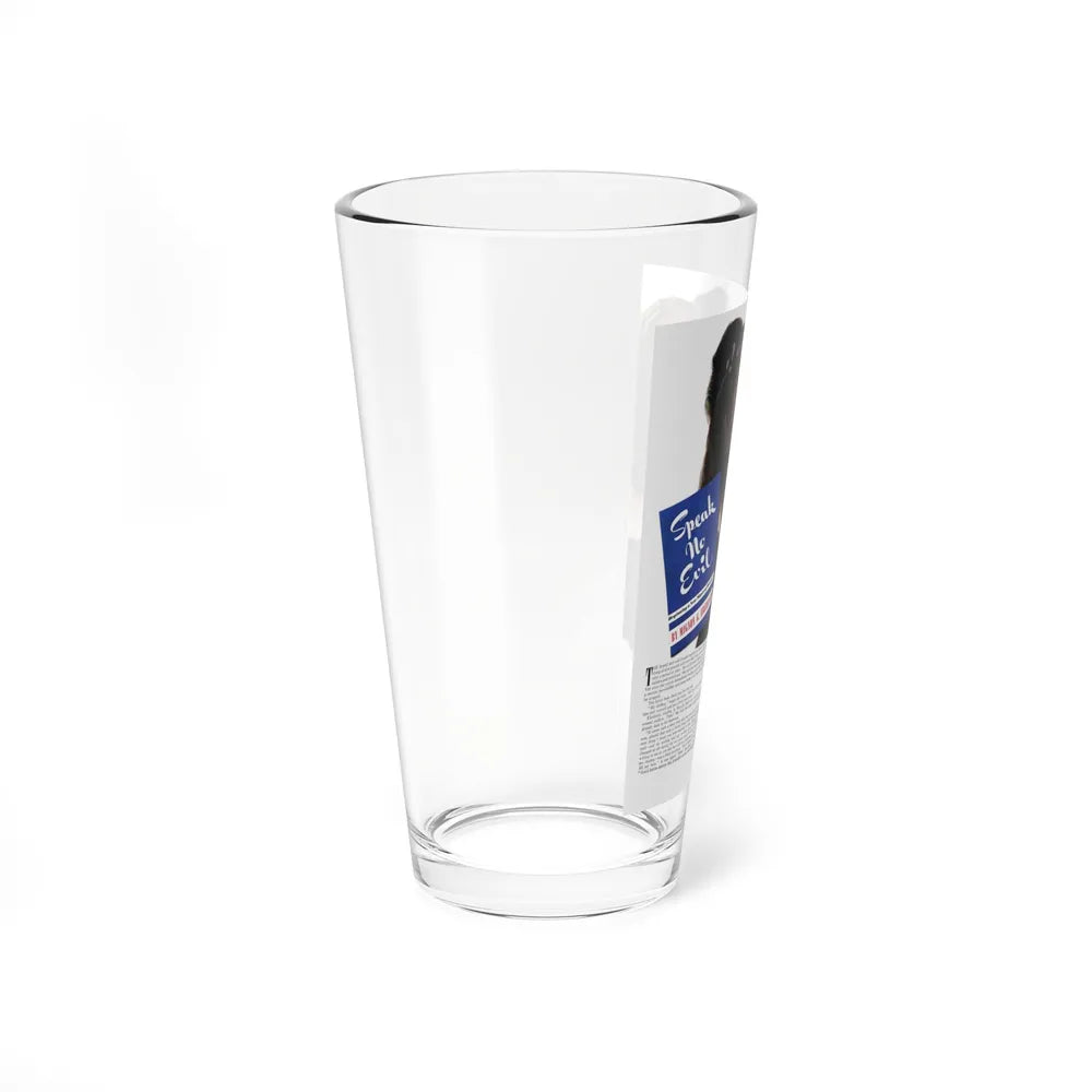 Speak no Evil (Pt. 1), Ladies' Home Journal, June 1940 (Magazine Illustration) Pint Glass 16oz - Go Mug Yourself