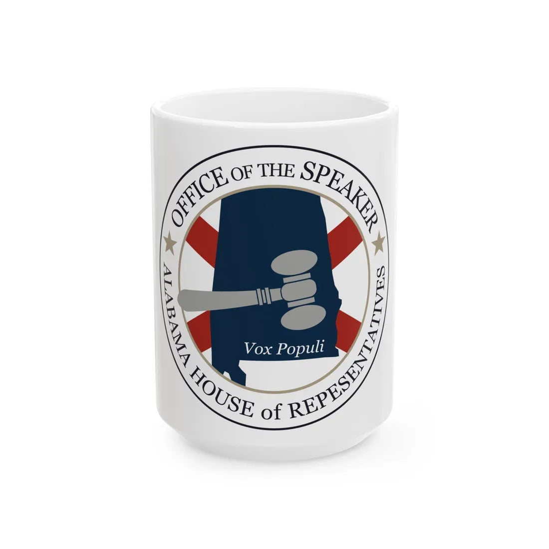 Speaker of the House of Alabama - White Coffee Mug 15oz - Go Mug Yourself