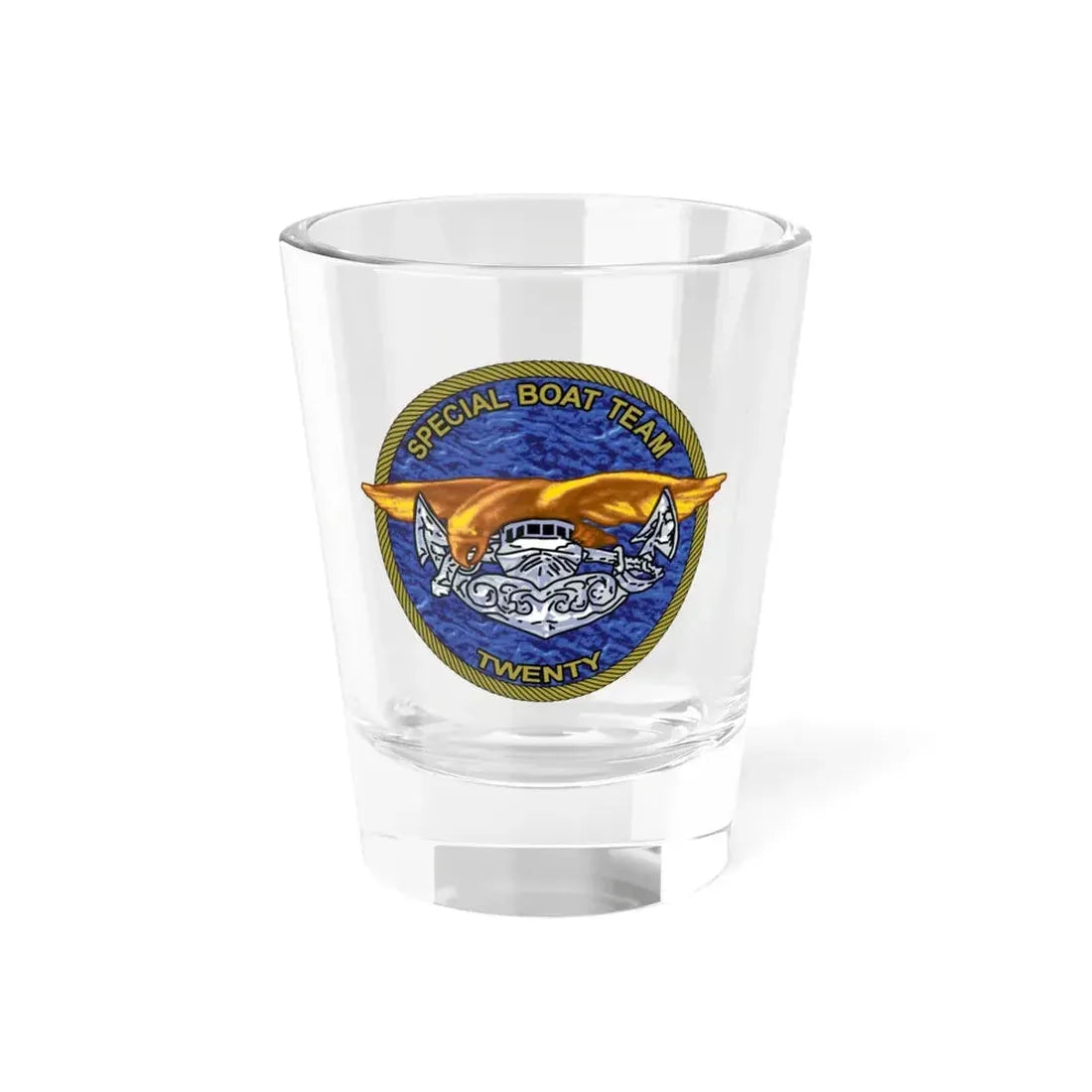 Special Boat Team Twenty (U.S. Navy) Shot Glass 1.5oz 1.5oz - Go Mug Yourself