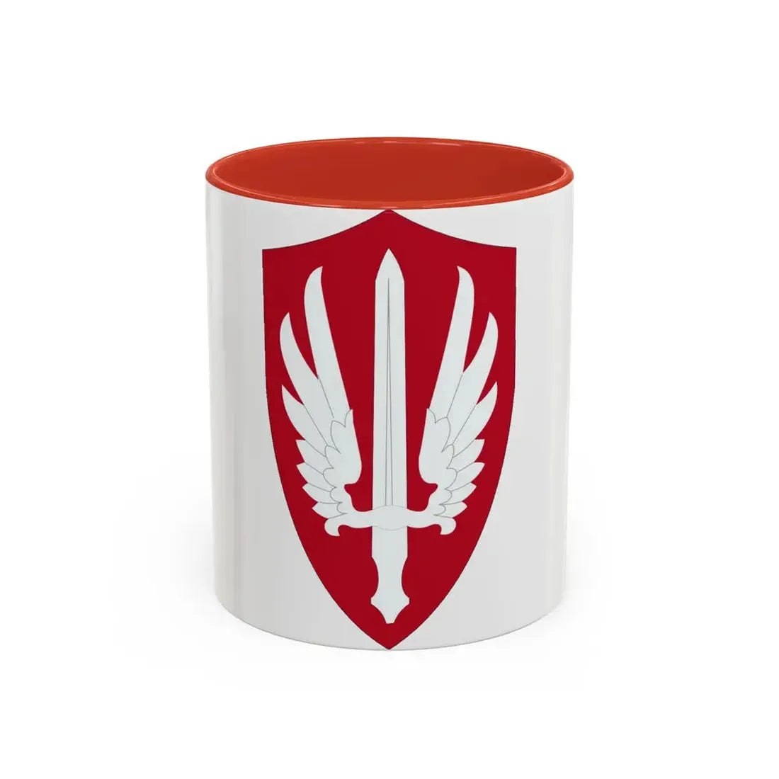 Special Category With Air Force SCARWAF (U.S. Army) Accent Coffee Mug 11oz Red - Go Mug Yourself