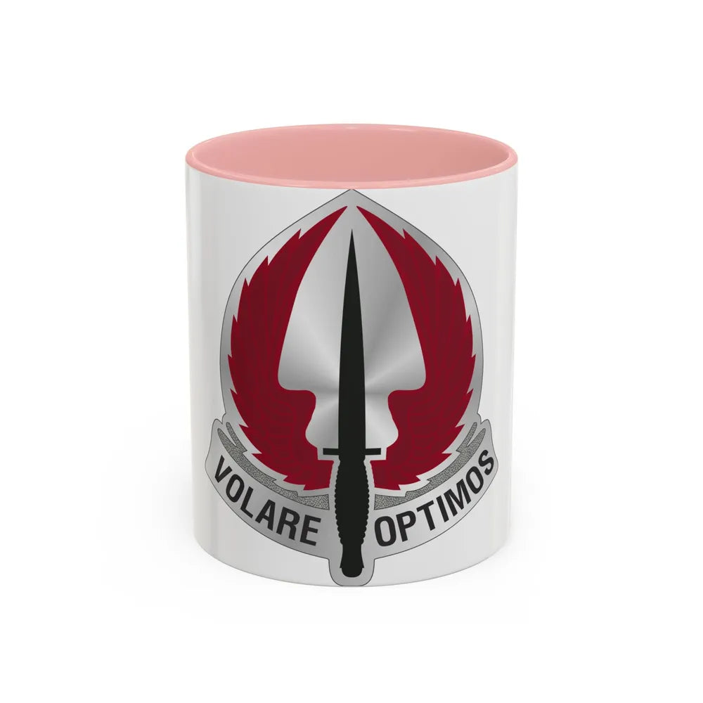 Special Operations Aviation Command 2 (U.S. Army) Accent Coffee Mug 11oz Pink - Go Mug Yourself