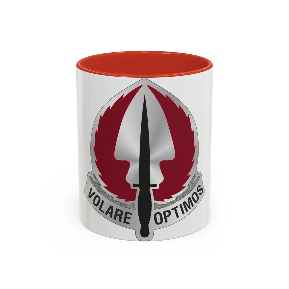 Special Operations Aviation Command 2 (U.S. Army) Accent Coffee Mug 11oz Red - Go Mug Yourself