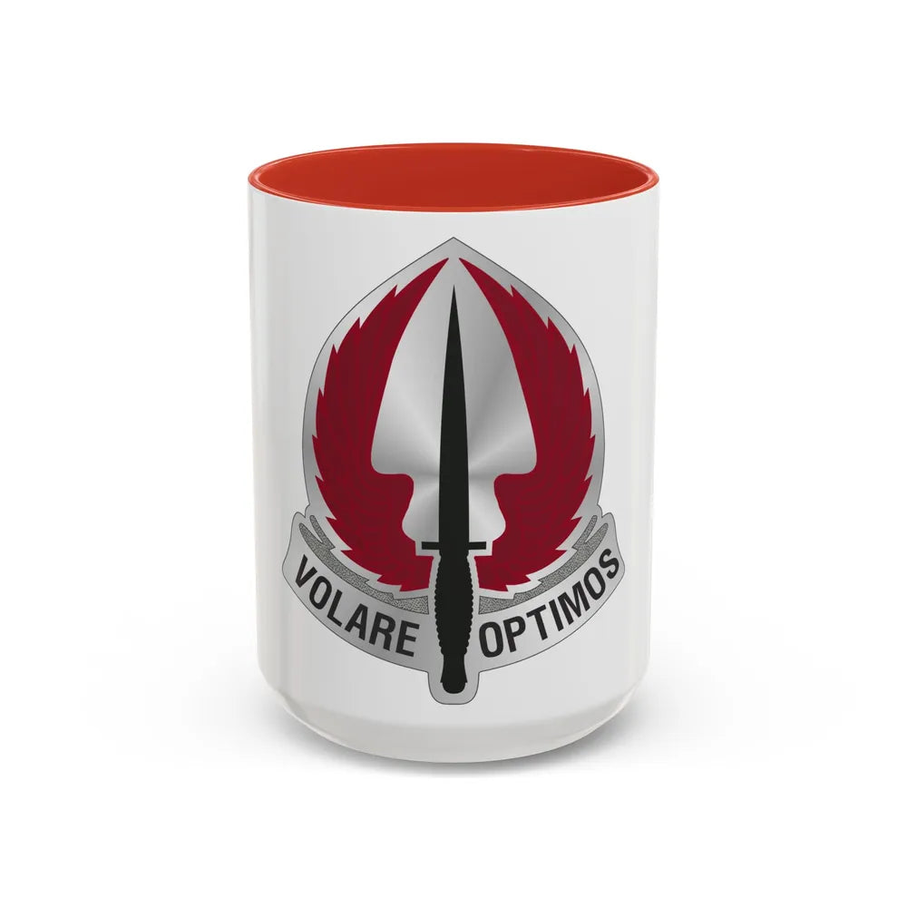 Special Operations Aviation Command 2 (U.S. Army) Accent Coffee Mug 15oz Red - Go Mug Yourself