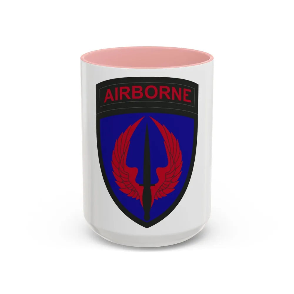 Special Operations Aviation Command (U.S. Army) Accent Coffee Mug 15oz Pink - Go Mug Yourself