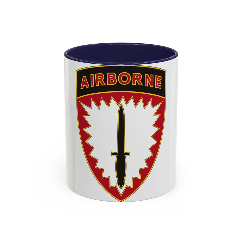 Special Operations Command Europe (U.S. Army) Accent Coffee Mug 11oz Navy - Go Mug Yourself