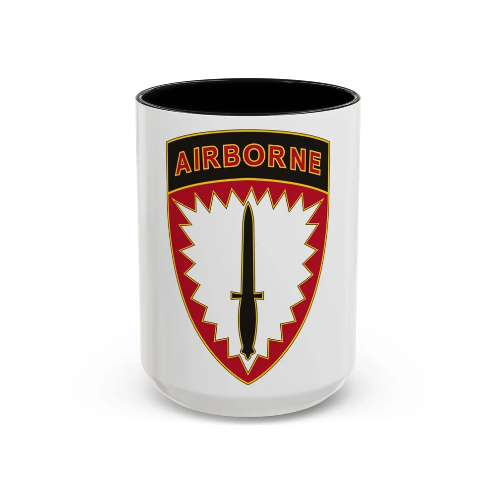 Special Operations Command Europe (U.S. Army) Accent Coffee Mug 15oz Black - Go Mug Yourself