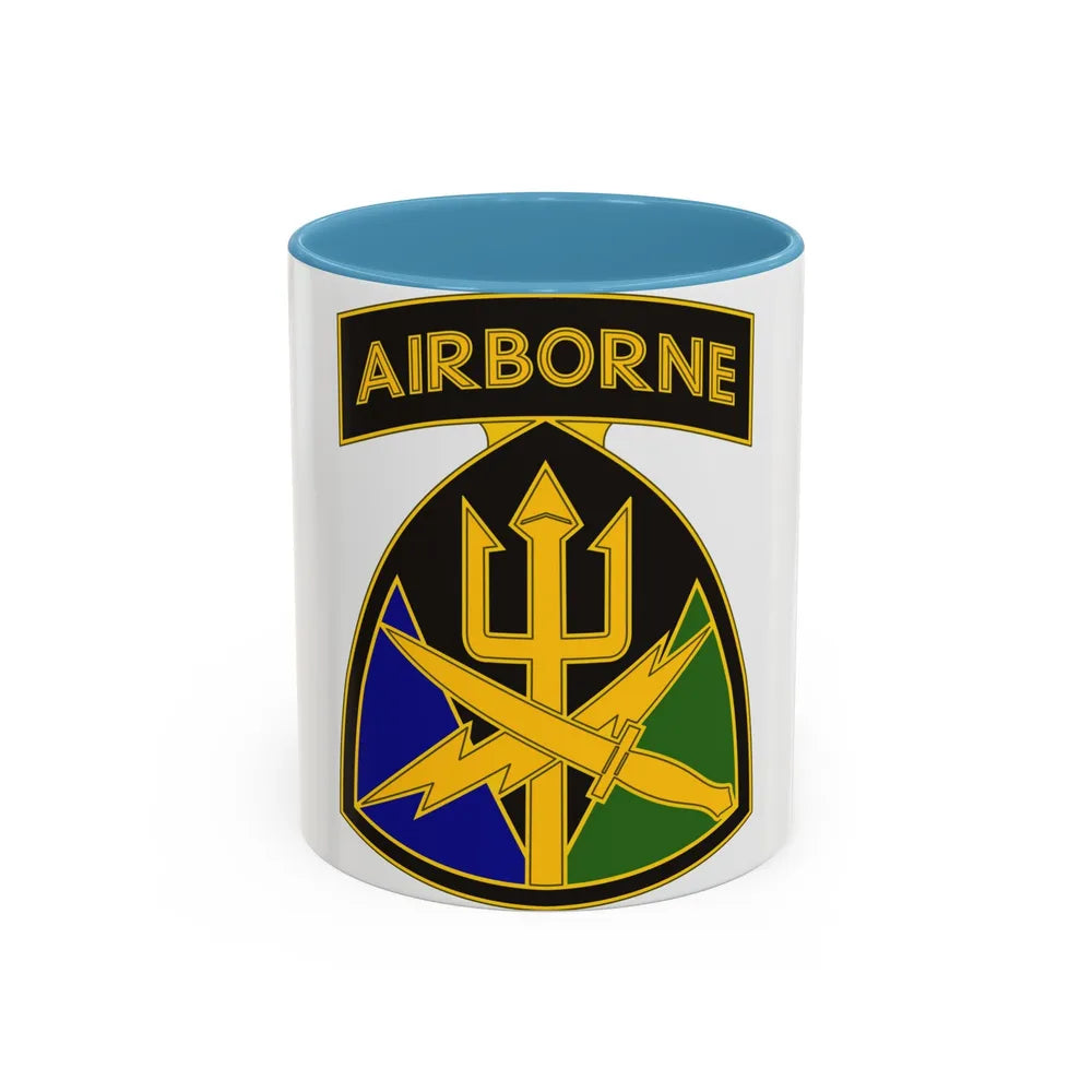 Special Operations Command Joint Forces Command (U.S. Army) Accent Coffee Mug 11oz Light Blue - Go Mug Yourself