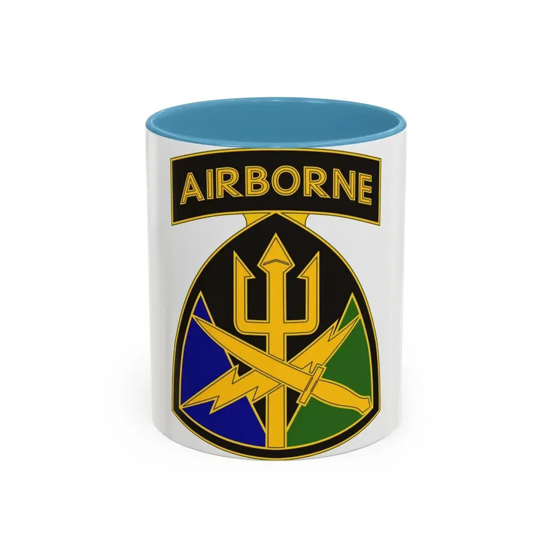 Special Operations Command Joint Forces Command (U.S. Army) Accent Coffee Mug 11oz Light Blue - Go Mug Yourself