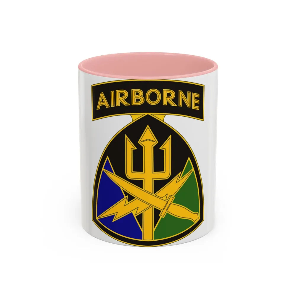 Special Operations Command Joint Forces Command (U.S. Army) Accent Coffee Mug 11oz Pink - Go Mug Yourself