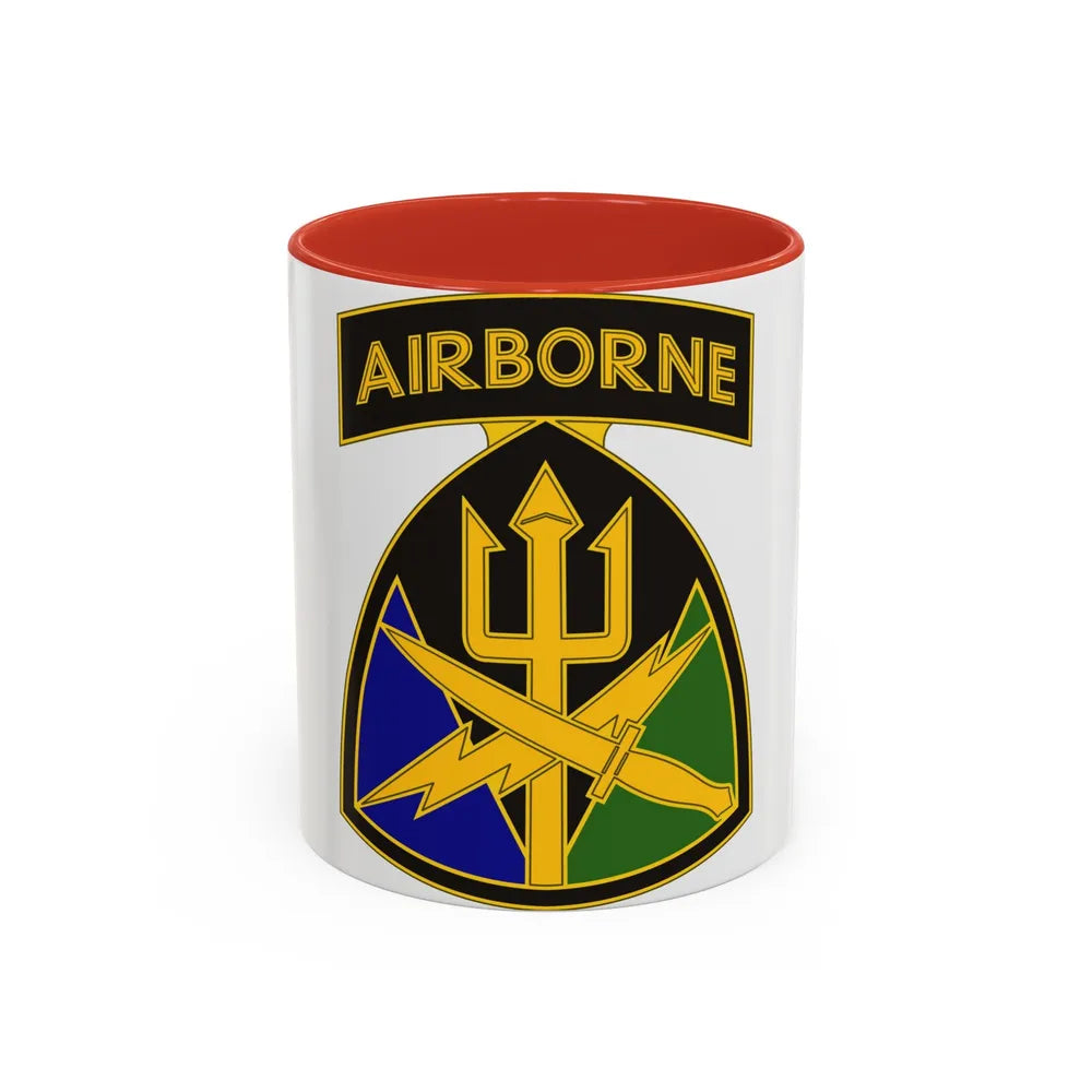 Special Operations Command Joint Forces Command (U.S. Army) Accent Coffee Mug 11oz Red - Go Mug Yourself