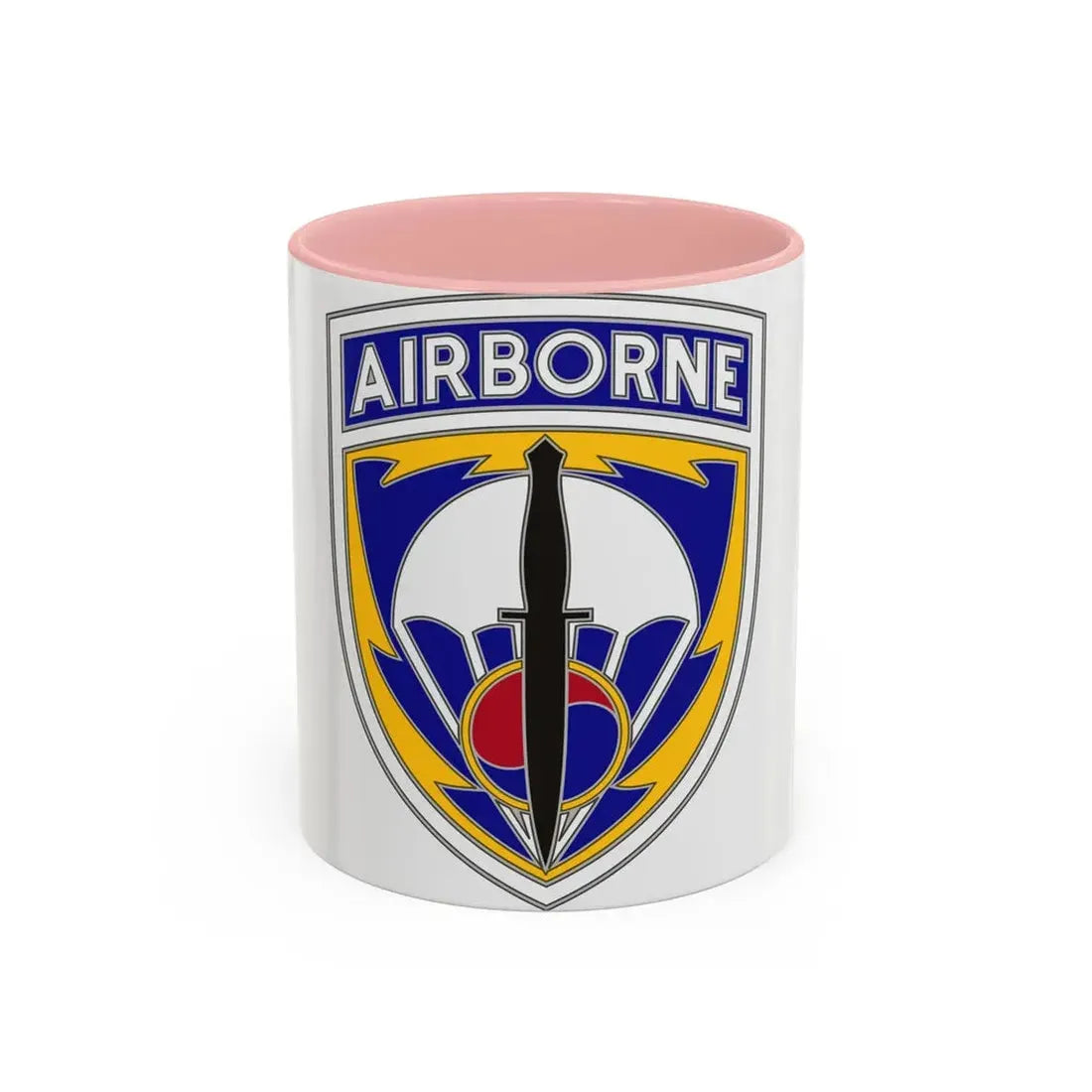Special Operations Command Korea (U.S. Army) Accent Coffee Mug 11oz Pink - Go Mug Yourself