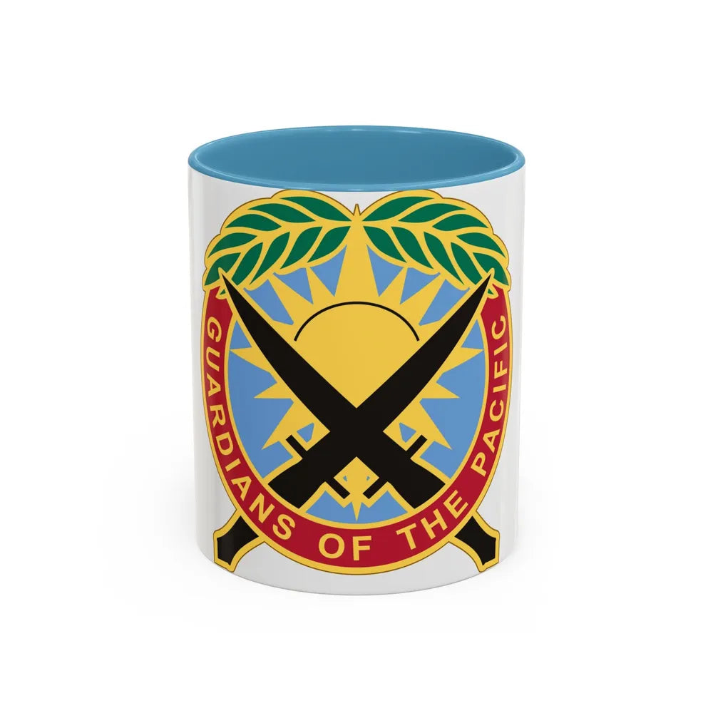 Special Operations Command Pacific 2 (U.S. Army) Accent Coffee Mug 11oz Light Blue - Go Mug Yourself